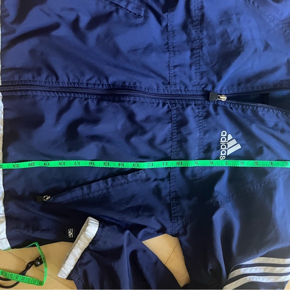 Adidas Navy Blue Y2K Windbreaker Jacket - Picture 4 of 4